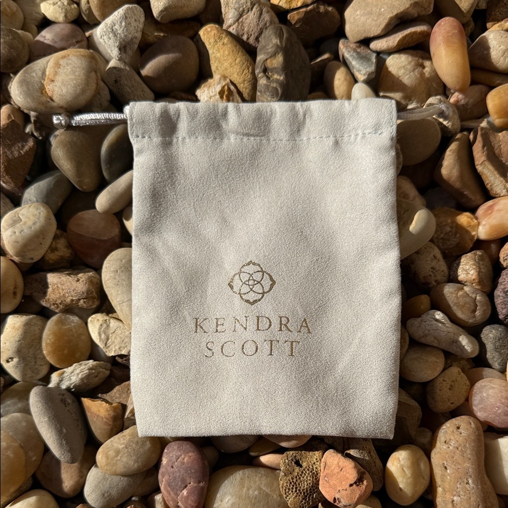 Cream Drawstring Jewelry Pouch Kendra Scott